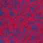 Preview: Viskosejersey Farnblätter Rot auf Royalblau